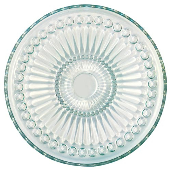 Стеклянная тарелка Alice cool mint 18,5 см