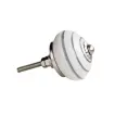 Ручка мебельная White with grey stripes 4 см