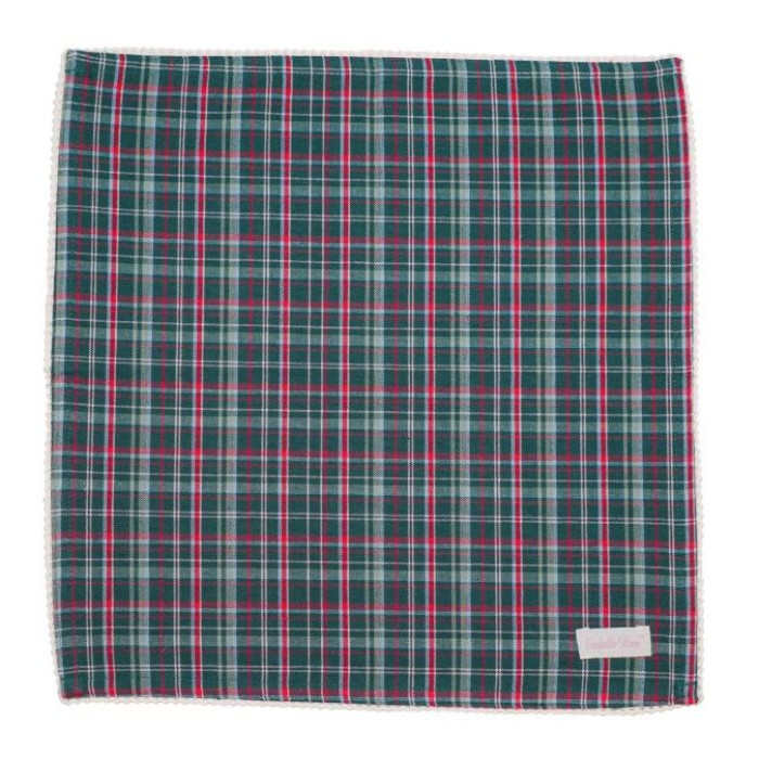 Салфетка Lisa with red and green check 40х40 см