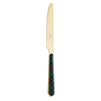 Нож Gold Tartan Green