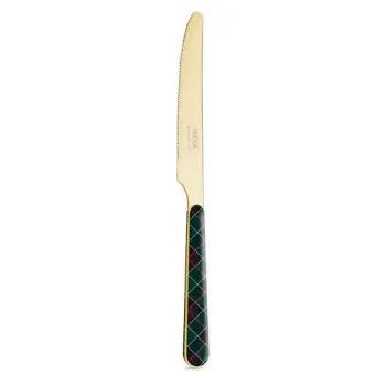 Нож Gold Tartan Green