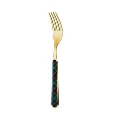Вилка Gold Tartan Green