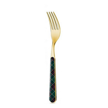 Вилка Gold Tartan Green