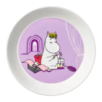 Тарелка Moomin Фрёкен Снорк сиреневая 19 см