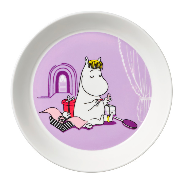 Тарелка Moomin Фрёкен Снорк сиреневая 19 см