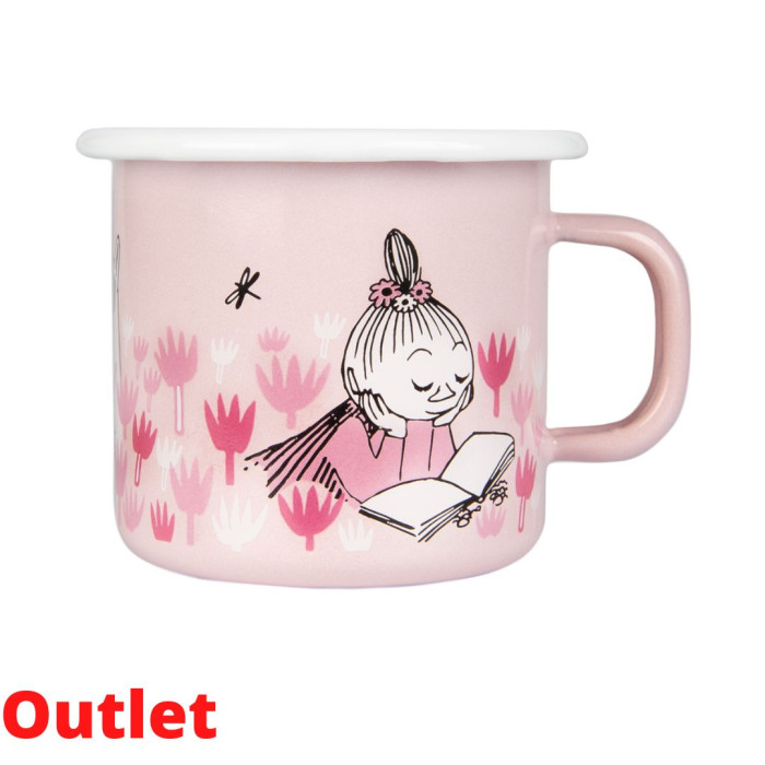 Moomin Кружка эмалированная Девушка в саду, 250 мл (ТОВАР ИЗ АУТЛЕТА)