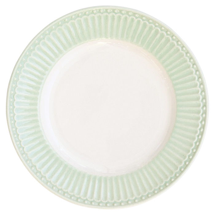 Десертная тарелка Alice pale green