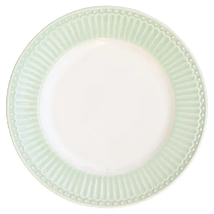Десертная тарелка Alice pale green