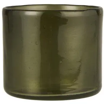 Подсвечник стеклянный green 10 см