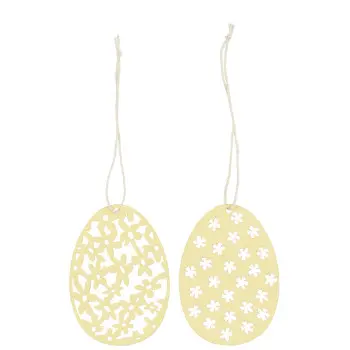 Подвесное украшение egg  yellow в асс.