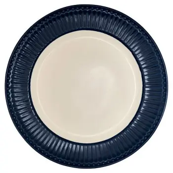 Тарелка Alice dark blue
