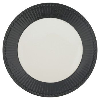 Тарелка Alice dark grey