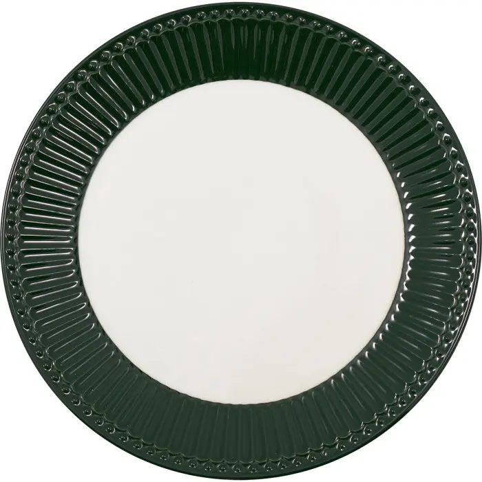 Тарелка Alice pinewood green 23 см