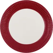 Тарелка Alice claret red 23 см