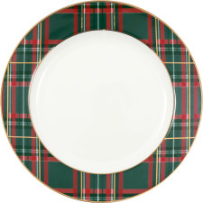 Тарелка Dagmar check green 20,5 см