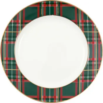 Тарелка Dagmar check green 20,5 см