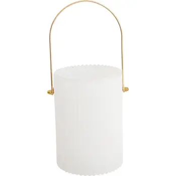 Лампа white gold handle medium