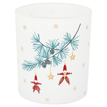 Подсвечник Juana white small