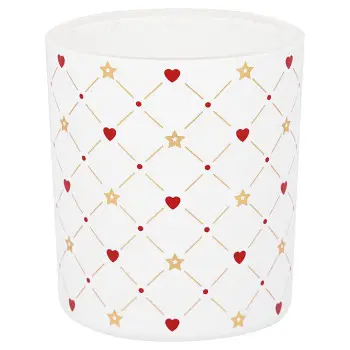 Подсвечник Clarina heart white xtra small