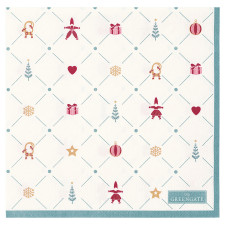 Салфетки бумажные Clarina white 33x33 см, 20 шт