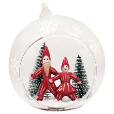 Новогодний шар Juana white inside decor