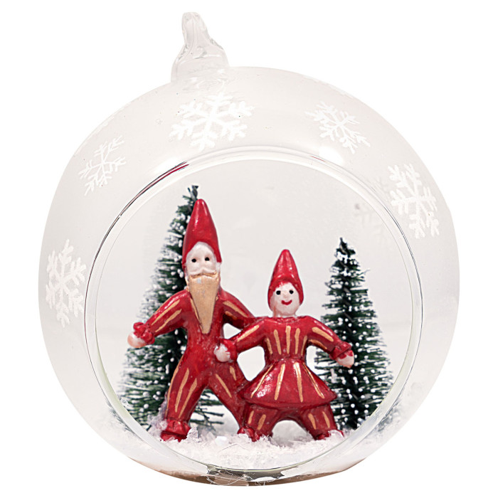 Новогодний шар Juana white inside decor
