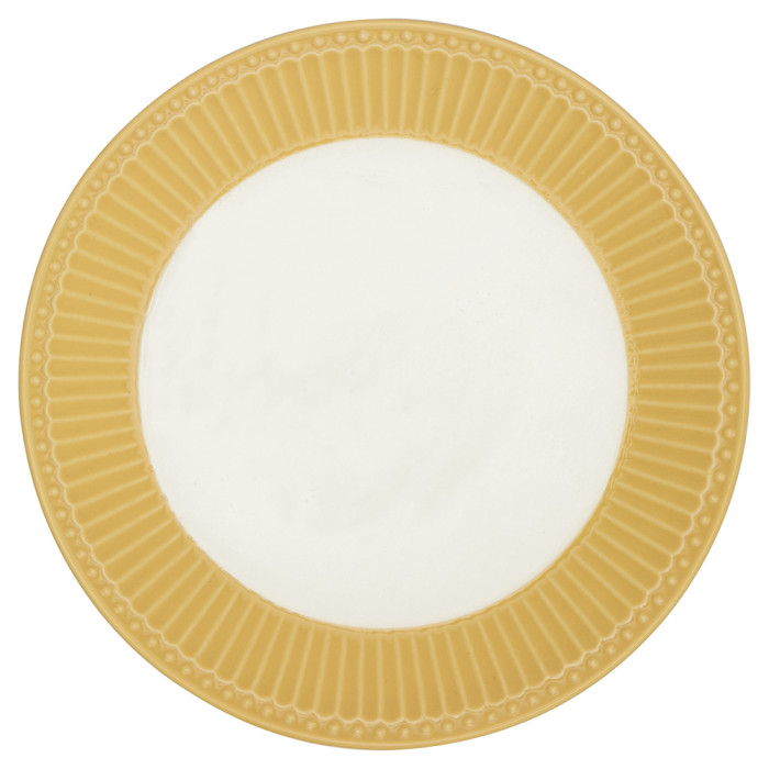 Тарелка Alice honey mustard