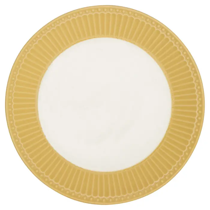 Тарелка Alice honey mustard