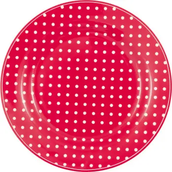 Тарелка Dotty red 20,2 см