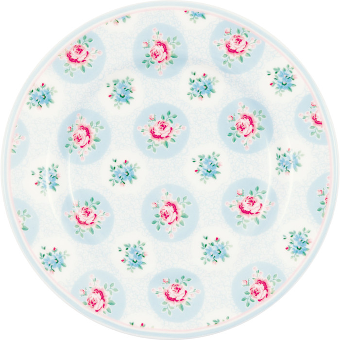 Десертная тарелка Elle pale blue 15 см