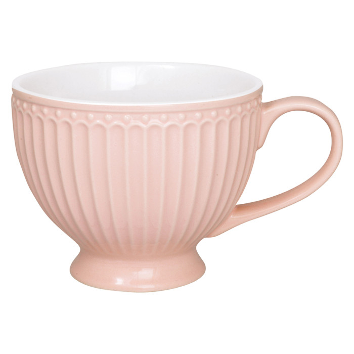 Чайная чашка Alice pale pink 400 мл