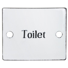Металлическая табличка Toilet