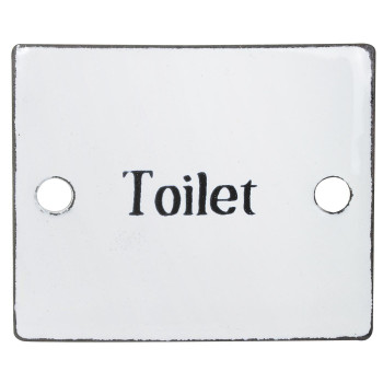 Металлическая табличка Toilet