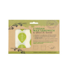 Набор восковых пакетов для сендвичей Vegan 2 шт (17х17 см, 17х21 см.)