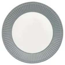 Тарелка Alice stone grey