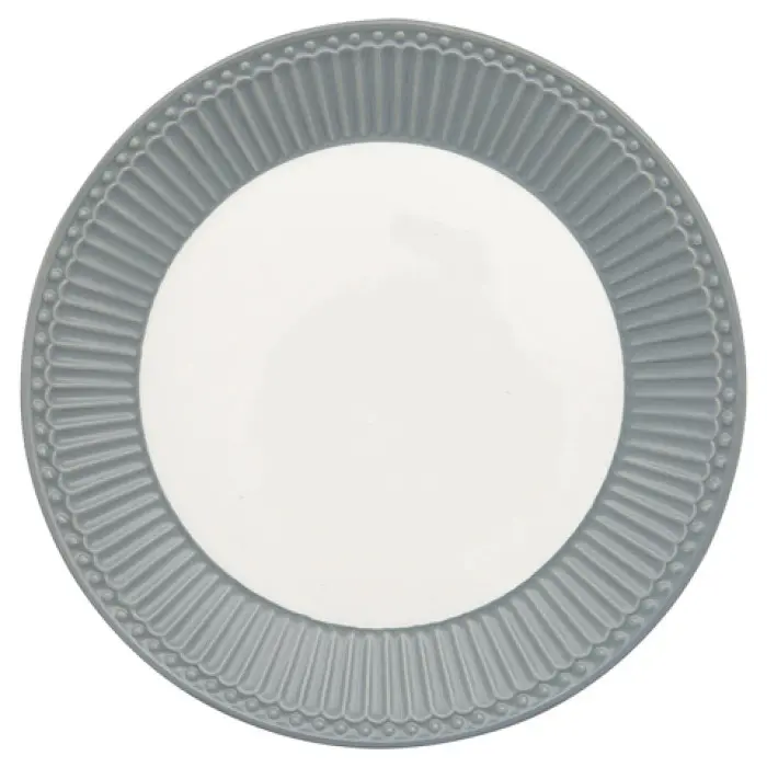 Тарелка Alice stone grey