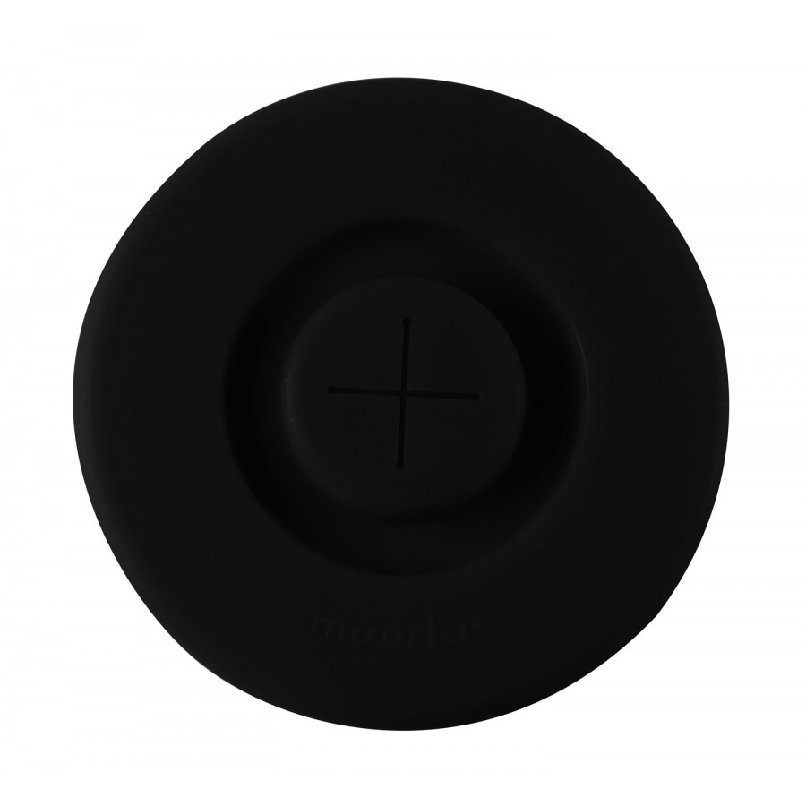 Силиконовая крышка с отверстием для трубочки, черная