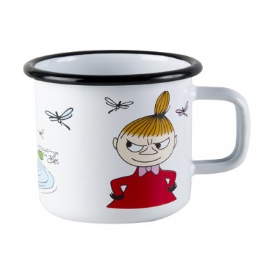 Moomin Кружка эмалированная, Moomin Colors, Малышка Мю, 370 мл (ТОВАР ИЗ АУТЛЕТА)