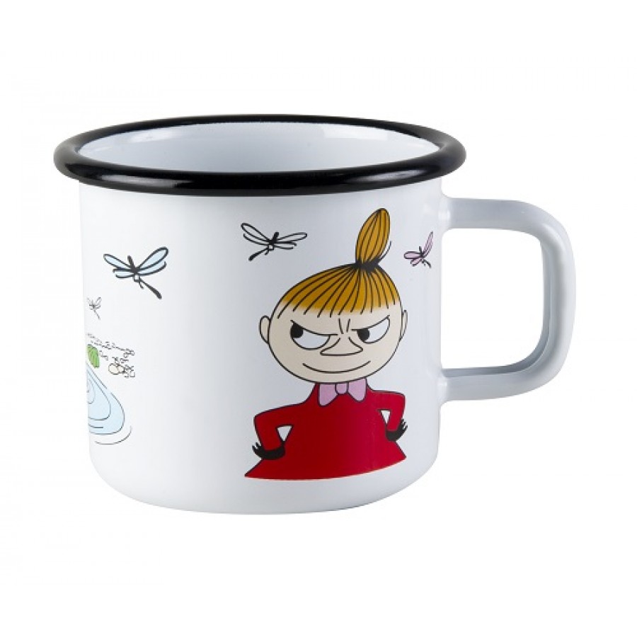 Moomin Кружка эмалированная, Moomin Colors, Малышка Мю, 370 мл (ТОВАР ИЗ АУТЛЕТА)