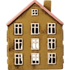 Подсвечник House tealight Nyhavn red door on side
