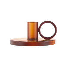 Подсвечник Loop 5,5 см, amber