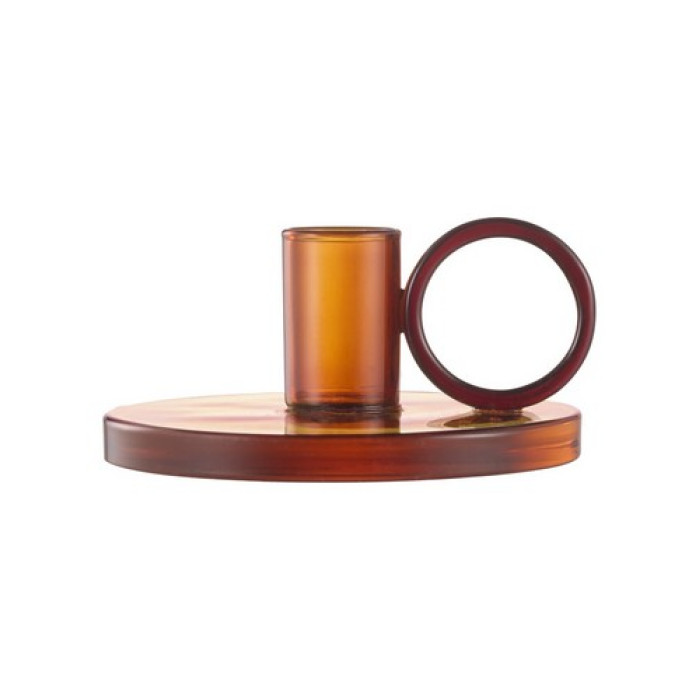 Подсвечник Loop 5,5 см, amber
