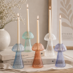 Подсвечник Gl Design Mushroom Arancio/Blu 15 см