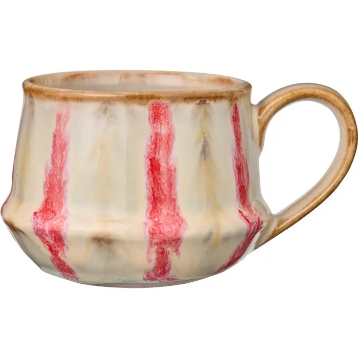 Кружка Kalmar reddish/brown stripes 210 мл