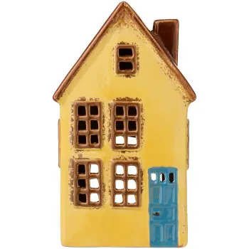 Подсвечник House tealight Nyhavn brown windows and roof