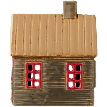 Подсвечник House tealight skis on side of house