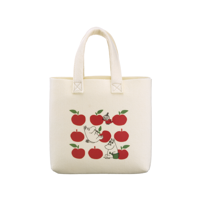 Сумка Moomin Вкусные яблоки red 25х25 см